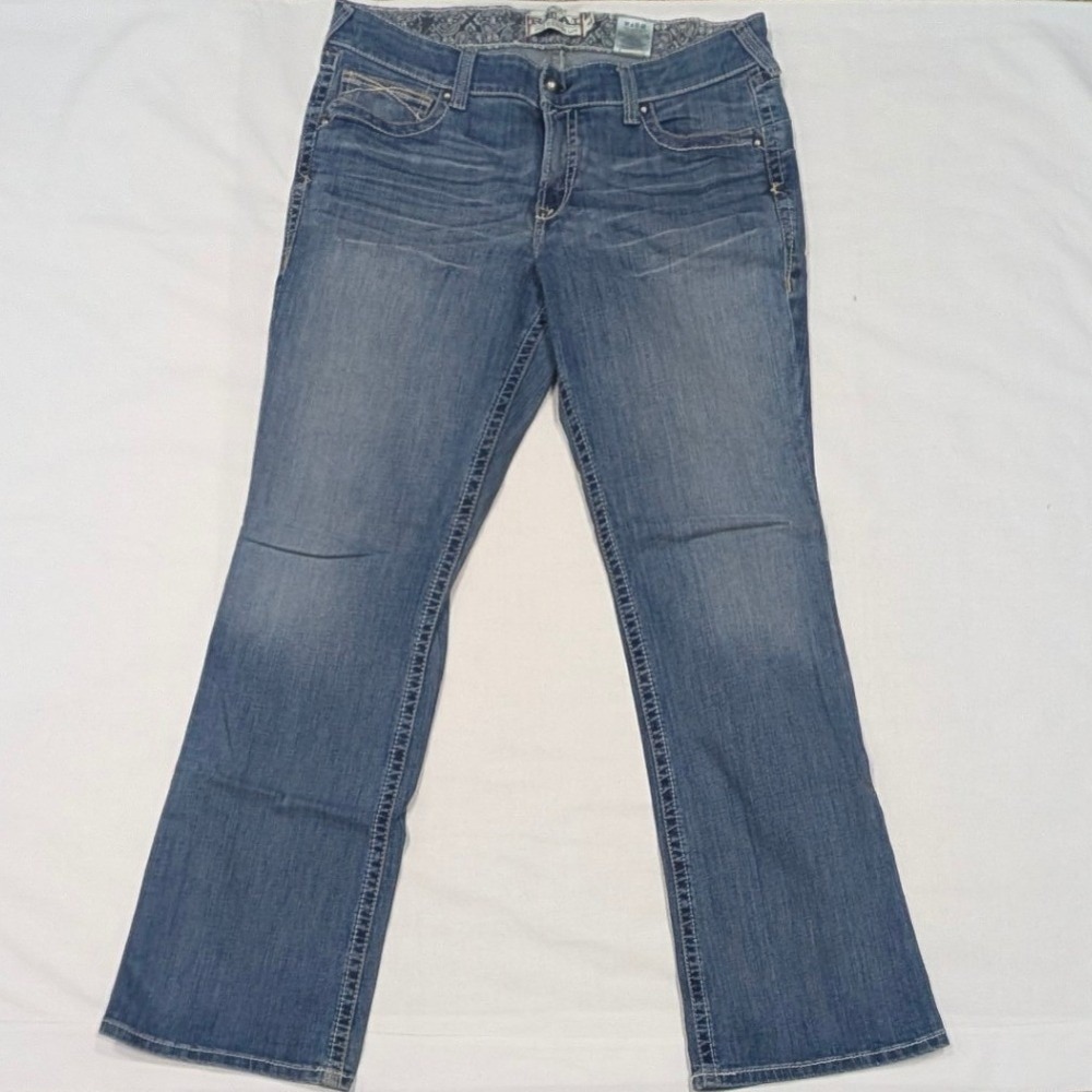 Ariat REAL Denim Women's 34L Medium Wash Bootcut Western Jeans